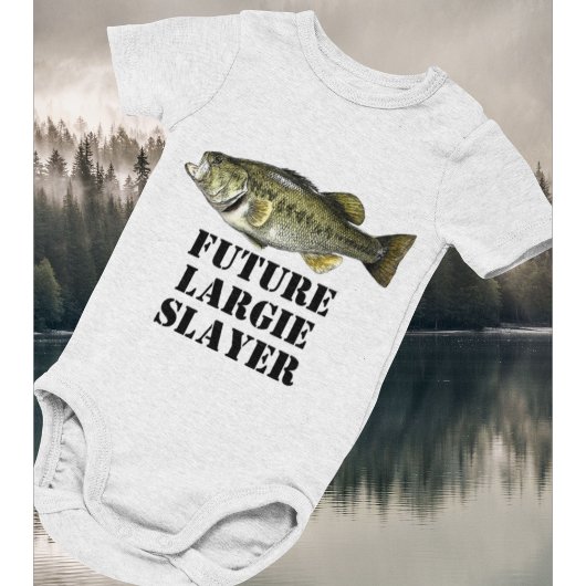 Cute Future Largemouth Bass Slayer Vist Romper