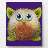 Cute Fuzzy Cartoon Character Art voor All Fotoplaat (Voorkant)