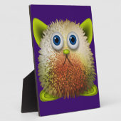 Cute Fuzzy Cartoon Character Art voor All Fotoplaat (Zijkant)