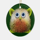 Cute Fuzzy Cartoon Character Art voor All Keramisch Ornament (Links)