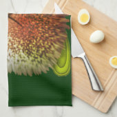 Cute Fuzzy Cartoon Character Art voor All Theedoek (Quarter Fold)