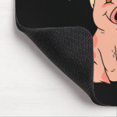 Cute G With Santa Claus Hat Christmas Long Sleeve Muismat (Hoek)