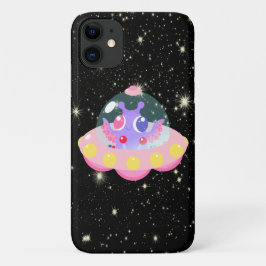 Cute Galaxy Alien Buitenspatie UFO Case-Mate iPhone Case