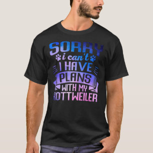 Cute Galaxy Rottweiler Dog Galaxy Space Dog Eigena T-shirt