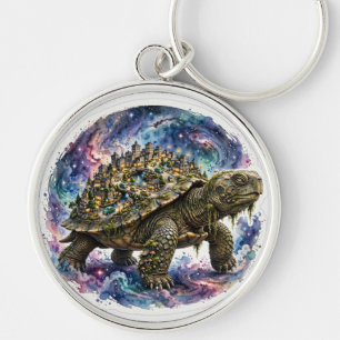 Cute Galaxy Schildpad Sleutelhanger