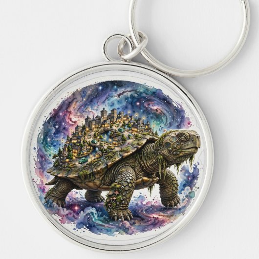 Cute Galaxy Schildpad Sleutelhanger (Voorkant)