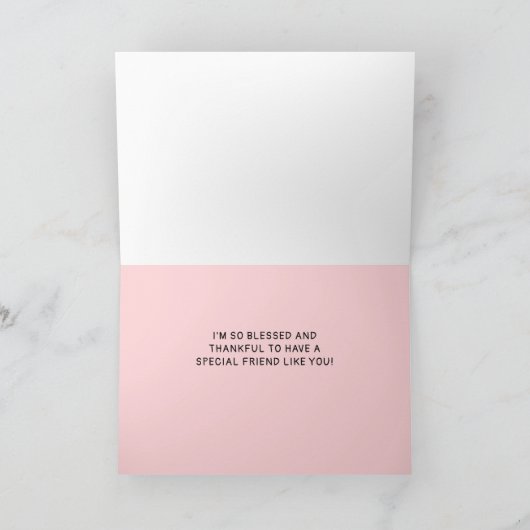 Cute Galentine's Day BFF roze roodhartsmeisjes Feestdagen Kaart (Binnen)