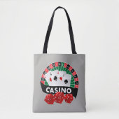 Cute gambling Casino canvas tas (Voorkant)