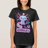 Cute Gamer Axolotl Kawaii Design T-shirt (Voorkant)