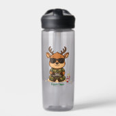 Cute Gamer Herten “Game Time” Accent Waterfles (Voorkant)