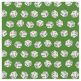 Cute gameroom dice Patroondebetmateriaal Stof