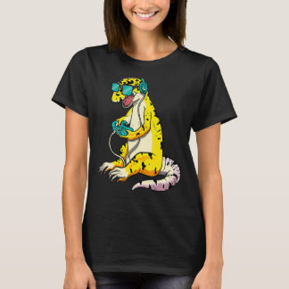 Cute Gaming Leopard Gecko voor Gecko T-shirt