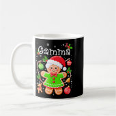 Cute Gamma Gingerbread Family Matching Christmas C Koffiemok (Links)
