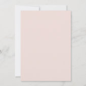 Cute Gans Roze Baby Shower Uitnodiging (Achterkant)