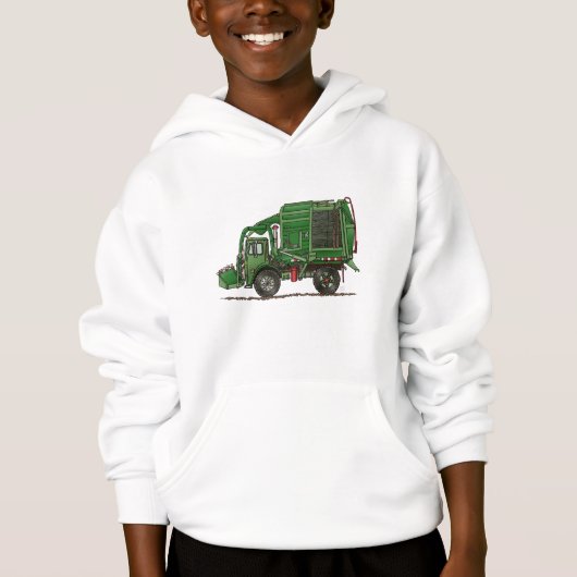 Cute Garbage Truck Trash Truck (Voorkant)