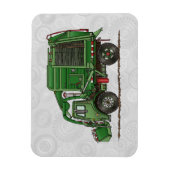 Cute Garbage Truck Trash Truck Magneet (Verticaal)