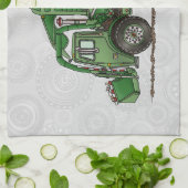 Cute Garbage Truck Trash Truck Theedoek (Gevouwen)