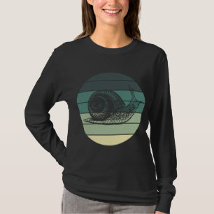 Cute Garden Animal Retro Slak T-shirt