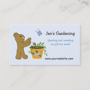 Cute Garden Business Design Visitekaartje