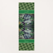 Cute Garden Frog Succulent Garden Personalized Yogamat (Voorkant)