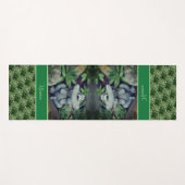 Cute Garden Frog Succulent Garden Personalized Yogamat (Voorkant (horizontaal))