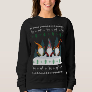 Cute Garden Gnomes Xmas Elf Ugly Kerstmis Trui