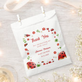 Cute Garden little ladybug baby shower Invitation Bedankzakje (Geknipt)