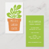 Cute Garden Shop Visitekaartje (Voorkant / Achterkant)