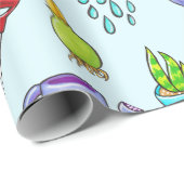 Cute Garden Tools & Plant Bulbs Cadeaupapier (Rol Hoek)