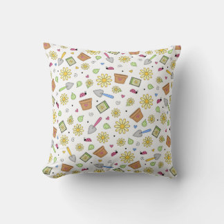 Cute Gardening Pillow Kussen