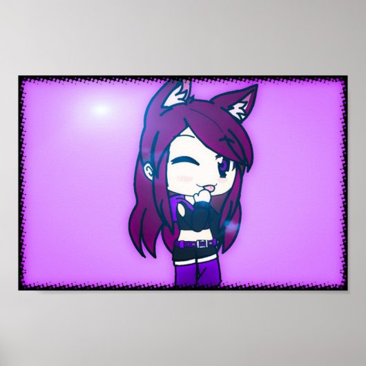 Cute gatcha life character poster (Voorkant)