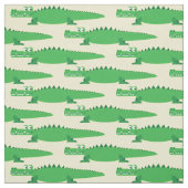 Cute Gators Kinder Alligator Crocodile Cartoon Stof (Swatch)