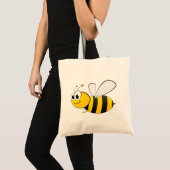 Cute geanimeerde Bumble Bee Tote Bag (Voorkant (product))