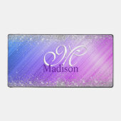 Cute geborsteld paars faux bureaumat (Voorkant)