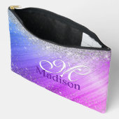 Cute geborsteld paars faux etui (Open)