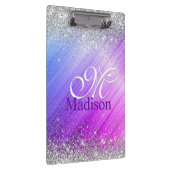 Cute geborsteld paars faux klembord (Rechts)