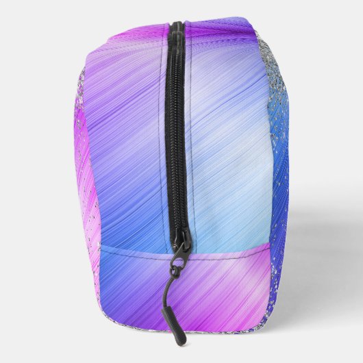 Cute geborsteld paars faux toilettasje (Rechts)