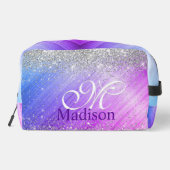 Cute geborsteld paars faux toilettasje (Achterkant)