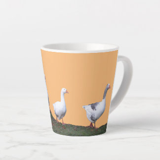 Cute Geese Cust. Oranje latte Mok