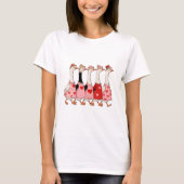 Cute geese valentine  t-shirt (Voorkant)
