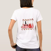 Cute geese valentine  t-shirt (Achterkant)