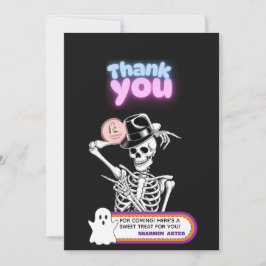Cute Geest Halloween Bedankjes Favor Tags Bedankkaart