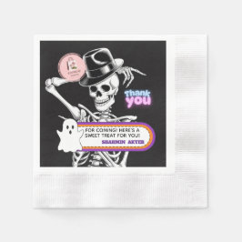 Cute Geest Halloween Bedankjes Favor Tags Servet