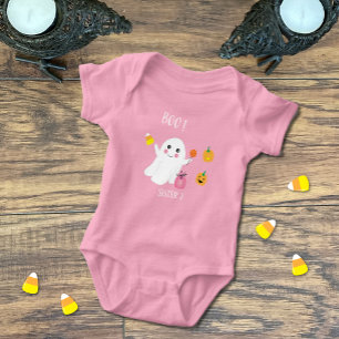 Cute Geest Zus 2 Roze Baby Rompertje