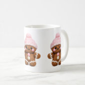 Cute Gehaakte Kerststol Mok Cake Karakter Koffie (Voorkant rechts)