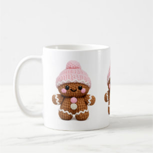 Cute Gehaakte Kerststol Mok Cake Karakter Koffie
