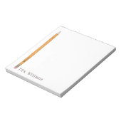 Cute geïllustreerd Potcil-leraar Notitieblok (Linkerzijde)