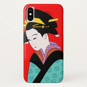 Cute Geisha Japanse kunst Case-Mate iPhone Case