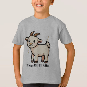 Cute Geit Eid Ul Adha T-Shirt voor Jongens