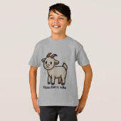 Cute Geit Eid Ul Adha T-Shirt voor Jongens (Voorkant volledig)